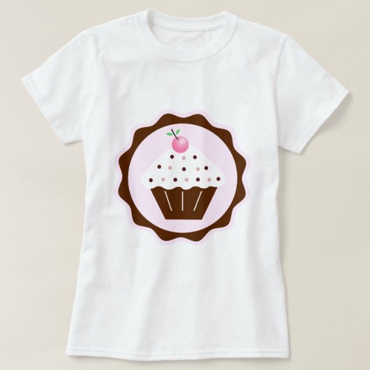 CUPCAKE BROWN & PINK T-Shirt (Design vorne)