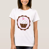 CUPCAKE BROWN & PINK T-Shirt (Vorderseite)