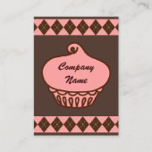 Cupcake Business Card Visitenkarte (Vorderseite)