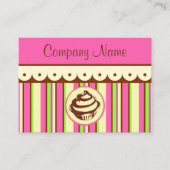 Cupcake Business Card Visitenkarte (Vorderseite)