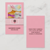 Cupcake Business Card Visitenkarte (Vorne/Hinten)