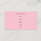 Cupcake Business Cards Visitenkarte (Rückseite)