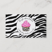 Cupcake Business Cards Visitenkarte (Rückseite)