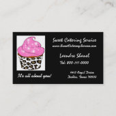 Cupcake Business Cards Visitenkarte (Vorderseite)