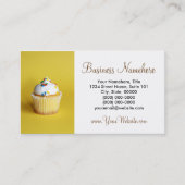 Cupcake Business Cards Visitenkarte (Vorderseite)
