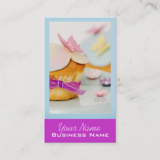 Cupcake Business Cards Visitenkarte (Vorderseite)