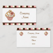 Cupcake Business Cards Visitenkarte (Vorne/Hinten)