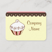 Cupcake Business Cards Visitenkarte (Vorderseite)