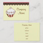 Cupcake Business Cards Visitenkarte (Vorne/Hinten)