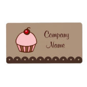 Cupcake Business Labels (Vorne)