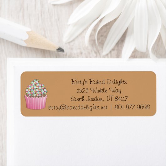 Cupcake Business Labels (Insitu)