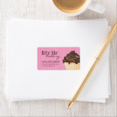 Cupcake Business Packaging Labels Adressaufkleber (Insitu)