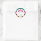 Cupcake Cake Cake Pops Tropische Bäckerei Box Sieg Runder Aufkleber (Tasche)