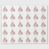 Cupcake Cakes & Süßigkeiten Zuhause Bäckerei Rusti Geschenkpapier (Flach)