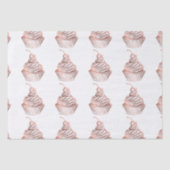 Cupcake Cakes & Süßigkeiten Zuhause Bäckerei Rusti Seidenpapier (Vorderseite)