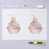 Cupcake Cakes & Süßigkeiten Zuhause Bäckerei Rusti Seidenpapier (Handwerk)