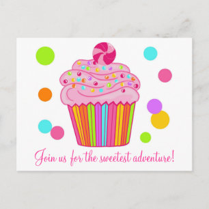Cupcake Candy Surprise Postkarte