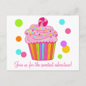 Cupcake Candy Surprise Postkarte (Vorderseite)