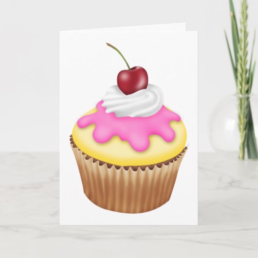 Cupcake Card Dankeskarte (Vorderseite)
