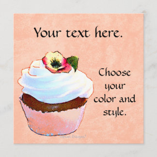 Cupcake Card Einladung Party