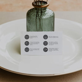 Cupcake Care Minimalist Flat Thank You Card Visitenkarte