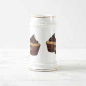 Cupcake Cartoon Illustration Bierglas (Mittel)