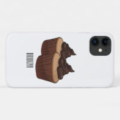 Cupcake Cartoon Illustration Case-Mate iPhone Hülle (Rückseite (Horizontal))