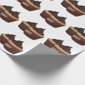 Cupcake Cartoon Illustration Geschenkpapier (Ecke)
