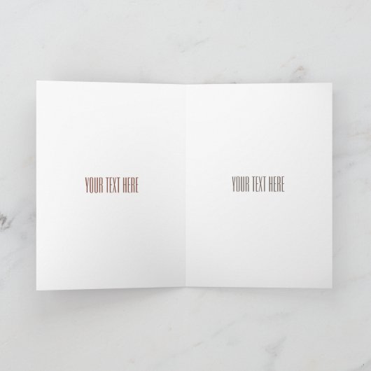 Cupcake Cartoon Illustration Karte (Innenseite)