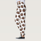 Cupcake Cartoon Illustration Leggings (Links)