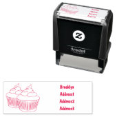 Cupcake Cartoon Illustration Permastempel (Beispiel)