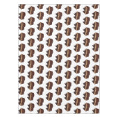 Cupcake Cartoon Illustration Tischdecke (Vorderseite)