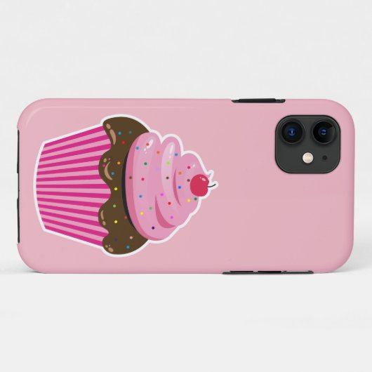 Cupcake Case-Mate iPhone Hülle (Rückseite (Horizontal))