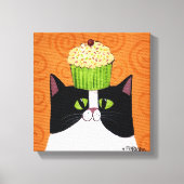 Cupcake Cat Leinwanddruck (Vorderseite)