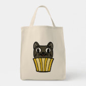 Cupcake Cat Peekaboo Tragetasche (Rückseite)