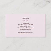 Cupcake Catering Bäckerei Konditorei Koch Visitenkarte (Rückseite)