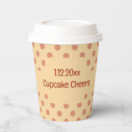Cupcake Cheers Pappbecher