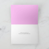 Cupcake Choir am rosa Geburtstag Karte (Innenseite)