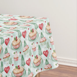 Cupcake Christmas Tableclout Tischdecke