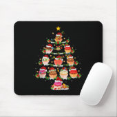 Cupcake Christmas Tree Lights Funny Fast Food Cupc Mousepad (Mit Mouse)