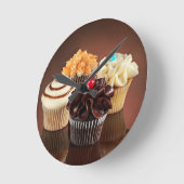 cupcake clock runde wanduhr (Winkel)