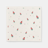 Cupcake & Confetti Napkins - Party Table Décor Serviette (Vorderseite)