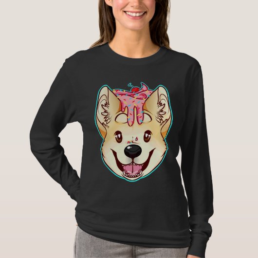 Cupcake Corgi T-Shirt (Vorderseite)