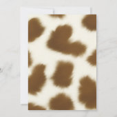 Cupcake Cowboy Baby Boy Dusche Einladung (Rückseite)