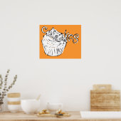 Cupcake Curles Poster (Küche)