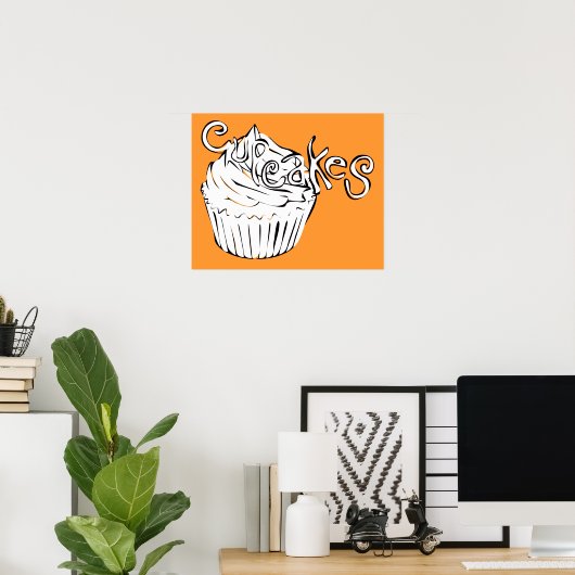 Cupcake Curles Poster (Heimbüro)