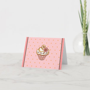 Cupcake Dankeschön Karte