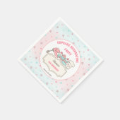 Cupcake Decoration Party Niedlich Backen Girl Gebu Serviette (Ecke)