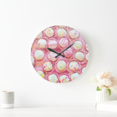 Cupcake Delays Große Wanduhr (Zuhause)