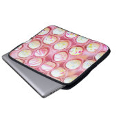 Cupcake Delays Laptopschutzhülle (Vorne Knopf)